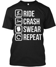 Mtb Mountain Bike Funny T-Shirt Made in the USA Size S to 5XL