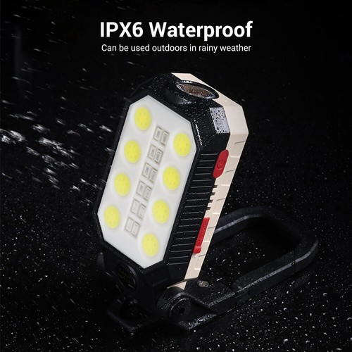 Large LED Work Light COB Inspection Lamp Magnetic Torch USB Rechargeable For Car - Picture 8 of 20