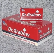 5 Boxes Dr. Grabow Premium Pipe Filters - NEW IN BOX 120 Count Each 2 1/4"