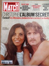 Paris match Christophe l' album secret avril 2021