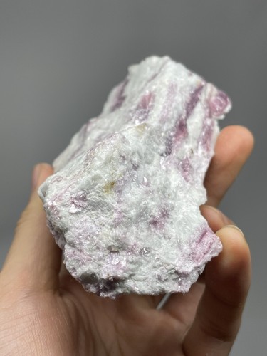 10.5oz Natural Pink Tourmaline Crystal Rough Rare Mineral Specimens healing L7 - Picture 8 of 12