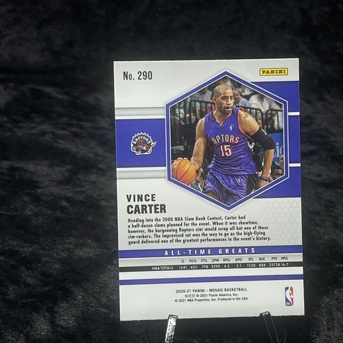 2020-21 Panini Mosaic VINCE CARTER All-Time Greats, No.290, Toronto Raptors - Bild 2 von 2