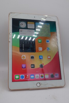 Apple iPad 6.Gen 32GB WiFi  Wlan Rosé Gold Displayschaden A1893 #5009
