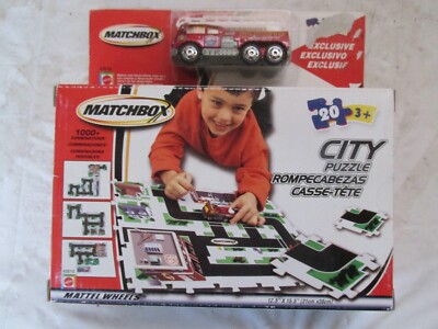 Matchbox Puzzle Playset With Exclusive Vehicle