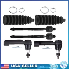 6x Front Tie Rod End Rack and Pinion Bellow For 2015-2021 Ford Expedition F-150