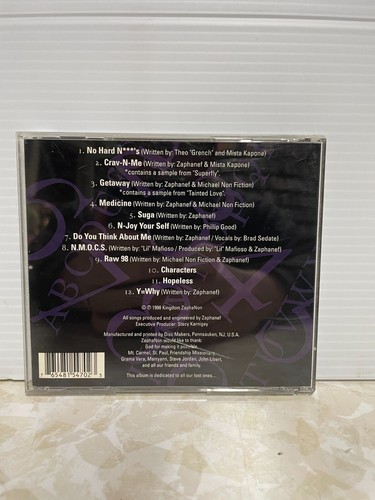 Kingdom Zaphanon The Fundamentals CD 1998 SUPA RARE Gangsta Rap Freeport IL - Foto 2 di 5