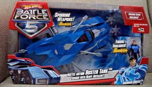 HOT WHEELS BATTLE FORCE 5 BATTLE ACTION BUSTER TANK W ...
