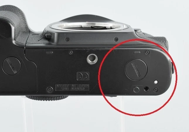 Cubierta/tapa de acceso de unidad de motor de metal OEM Canon para EOS 1V, 1N, 1, Foto 2 de 3