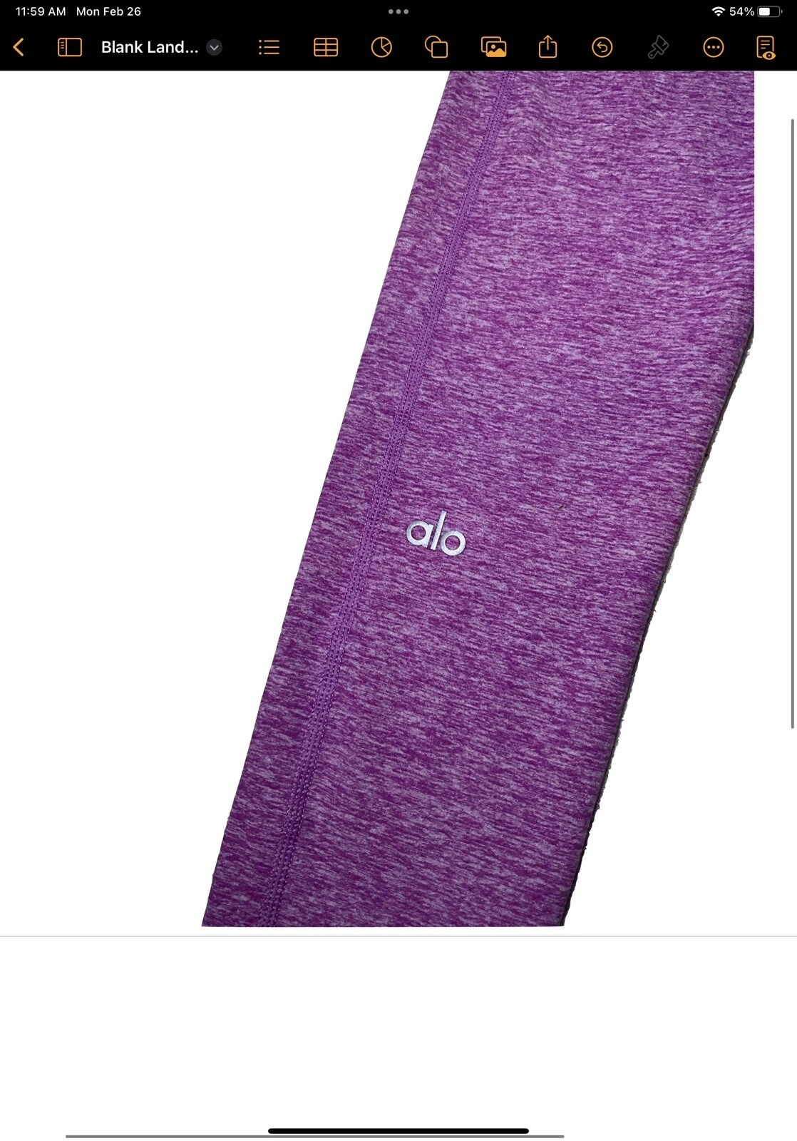 alo-yoga electric violet heather high waisted alosoft lounge leggings