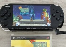 Sony PSP-3001 Black Handheld Console System Portable with Game TESTED WORKS