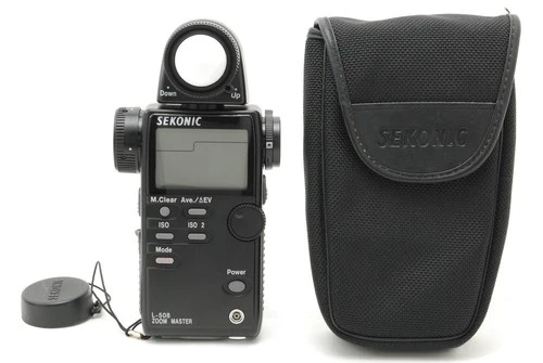 [NEAR MINT w/ Case] Sekonic L-508 Zoom Master Digital Light Meter From JAPAN #68