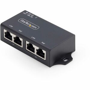 StarTech.com 2-Port PoE+ Injector, 10/100/1000Mbps, PoE/PoE+ (802.3af/802.3at), - 第 1/8 張圖片