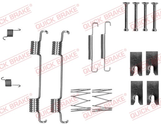Fits QUICK BRAKE 105-0023 ACCESSORY KIT, PARKING BRAKE SHOES