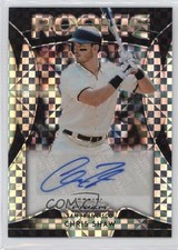 2019 Panini Prizm Rookie Plaid Power 56/75 Chris Shaw #RA-CS Auto 1cg0