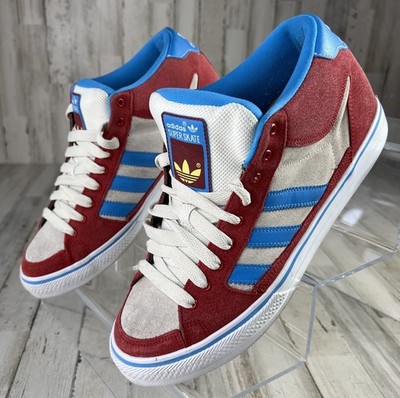 RARE! Adidas Super Skate Shoes Mens Sz 10 Suede Sneakers Multicolor 2009