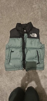 The North Face 1996 Retro Nuptse TEEN Weste Grün Unisex Gr. L Neu Ohne Etikett