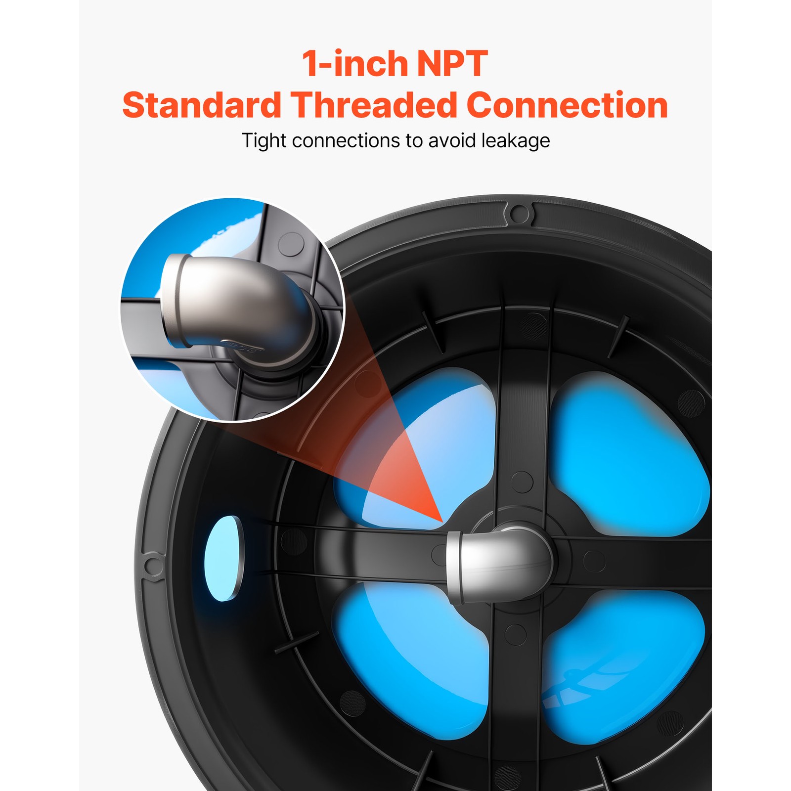 Uimoso 20-Gallon Vertical Pre-Charged Water Pressure Tank for Wells