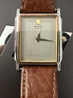 Vintage Seiko Men’s Tank Watch 9020-5020T Two Tone Watch 26mm New Battery