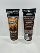 John Frieda Brilliant Brunette Color Vibrancy Shampoo 8.45 fl oz Lot Of 2
