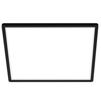 Briloner LED Deckenlampe Indirektes Licht Neutralweiß Flach 29.3X29.3 Cm Schwarz