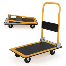 330lbs Platform Cart Dolly Foldable Moving Warehouse Push Hand Truck