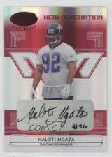 2006 Leaf Certified Materials Mirror Red Signatures 37/250 Haloti Ngata Auto 0c3
