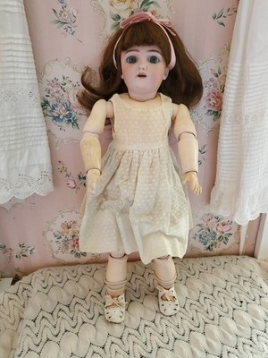 Antique Heinrich Handwerck 109 7 1/2 German Bisque Doll, 17