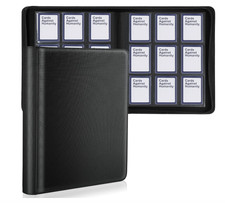9 Pocket Toploader Binder Holds 324 3x4 Rigid Trading Card Holder Storage