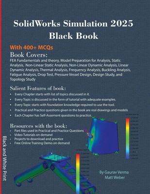 Gaurav Verma (u. a.) | SolidWorks Simulation 2025 Black Book | Taschenbuch