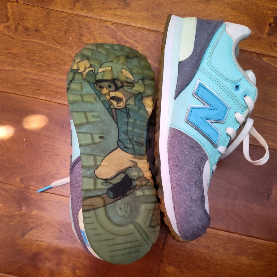 Zapatillas New Balance 574 Deep Freeze Niños Talla 5.5 Gris Azul KL574FYG (VER INFORMACIÓN) Foto 4 de 4