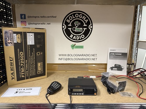 Ricetrasmettitore YAESU FTM-7250D 145/430 MHz C4FM 20W