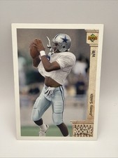Jimmy Smith, 1992 Upper Deck Football Card, #22, Dallas Cowboys, RC