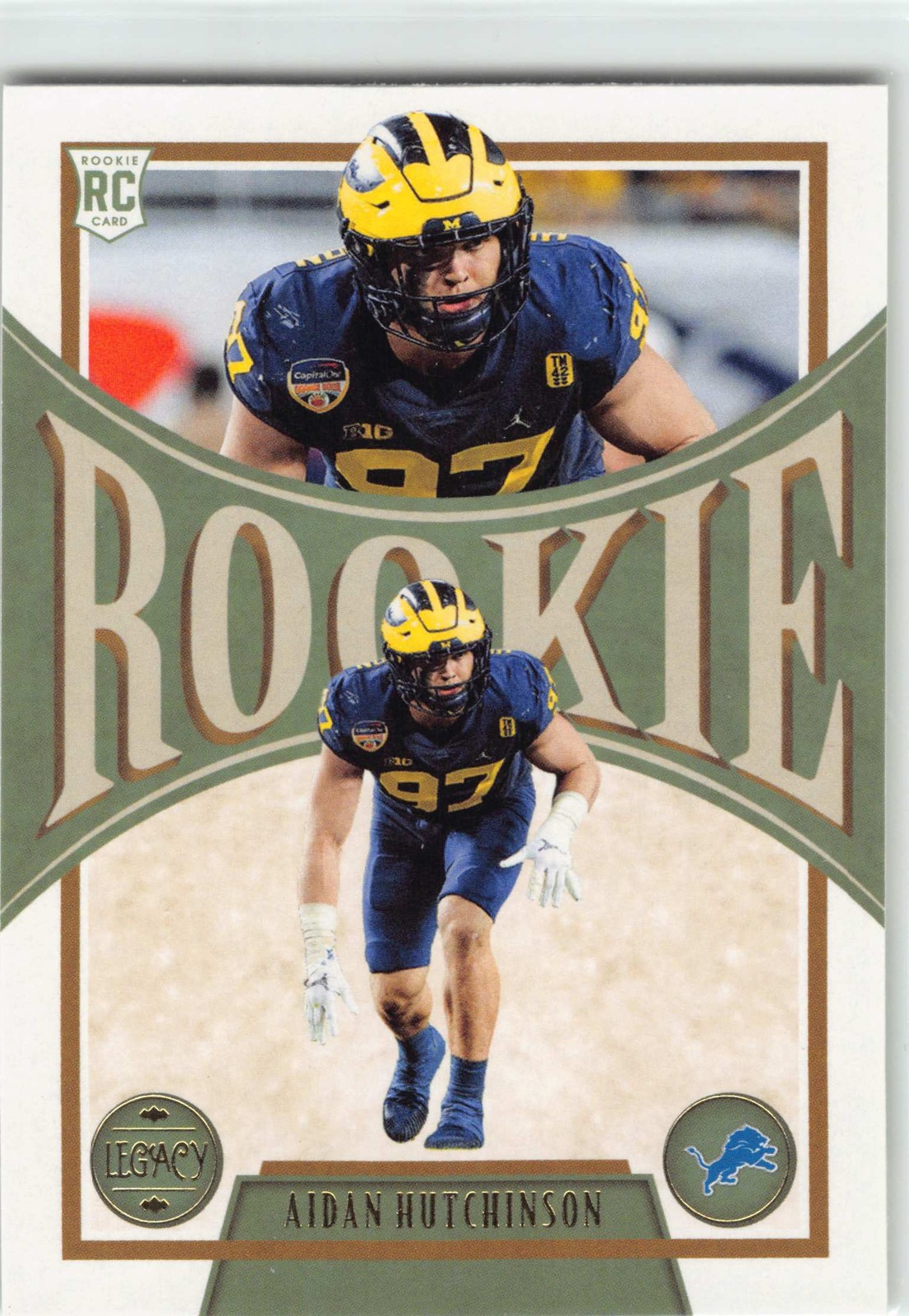 2022 Panini Legacy #148 Aidan Hutchinson Rookie