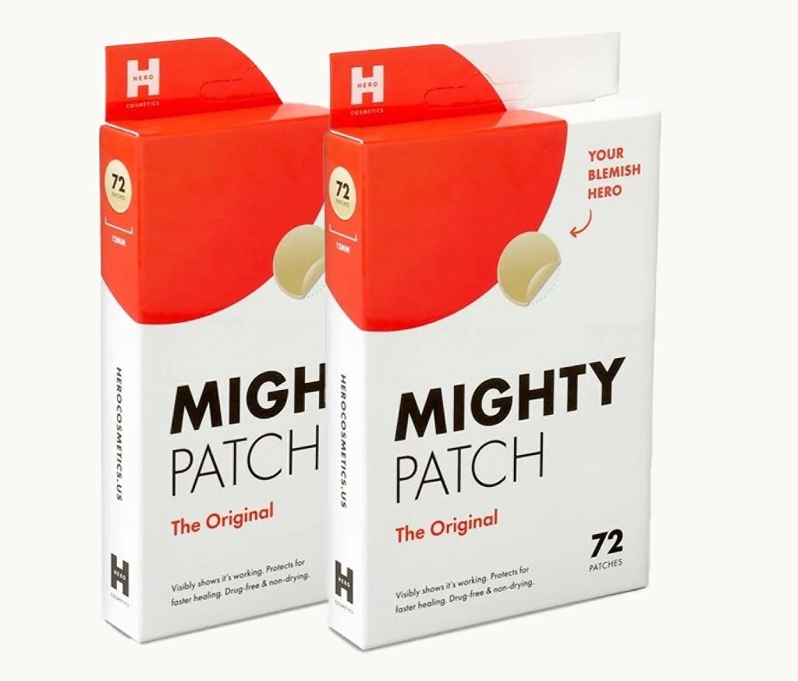 Mighty Patch Hero Cosmetics Original Patch Blemish Treatment - 72 Count