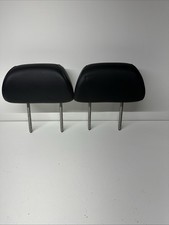 1998 - 2010 Vw Beetle Coupe Rear Seat Oem Headrest Pair Both Set Black Leather 1998 - 2010 Vw Beetle Coupe Rear Seat Oem Headrest Pair Both Set Black Leather