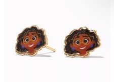 Disney Claire s Encanto sterling silver earrings velvet pouch bag