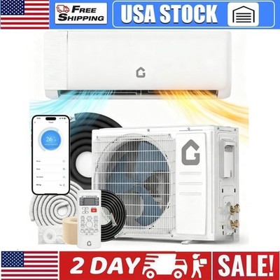 24000 BTU Ductless Mini Split Air Conditioner and Heat Pump 21 SEER 1500 Sq.Ft