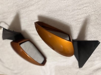oem 2003-2005 Nissan 350Z Side View Mirrors Pair Orange Driver Passenger