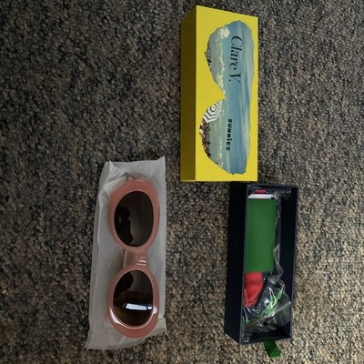 NWT Clare V. Julia Sunglasses / Sunnies - pink peony