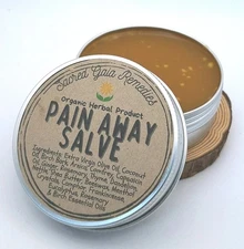 Pain Away Salve, Muscle & Joint Pain Relief Salve, Aches & Pains Balm, Organic