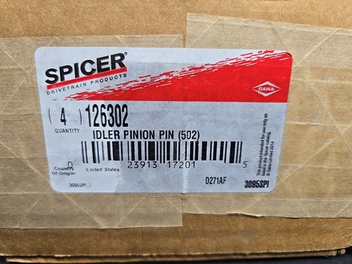 Dana/Spicer Set of 4 126302 Idler Pinion Pins 502 - Picture 3 of 3