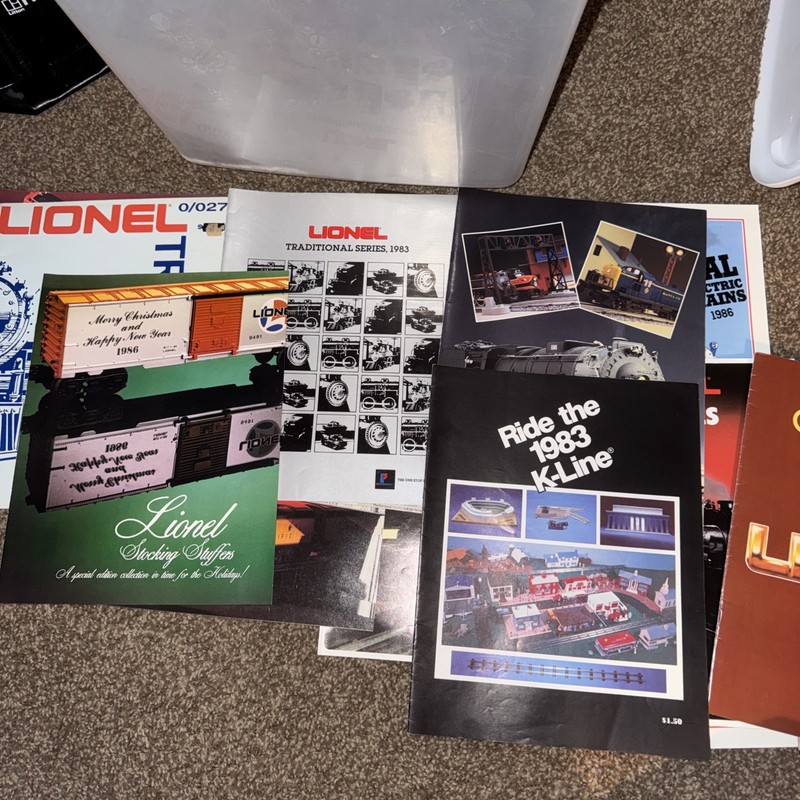 Lot of Lionel Trains Traditional Series Catalog MODEL TRAIN COLLECTIBLE RARE