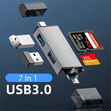 Card Reader USB 3.0 Type C Micro SD TF OTG Smart Memory Adapter Laptop Computer