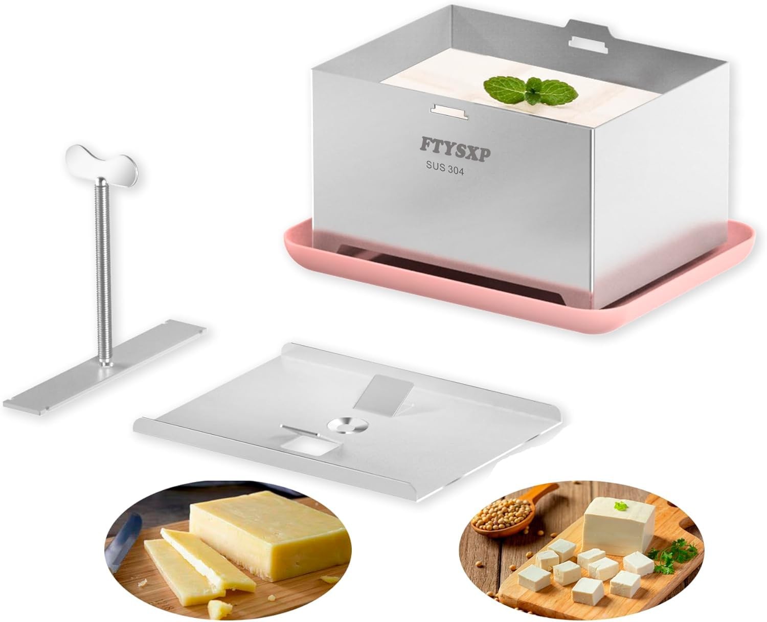 Tofu Press in Acciaio 304 Alimentare - Rimozione Acqua Rapida