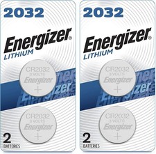Energizer 2032 Batteries 4 Count Lithium Coin Batteries Brand New Exp 2030