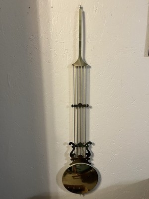 Kieninger Grandfather Clock Metal Lyre Pendulum For 116cm Movement 8.75  Bob NEW