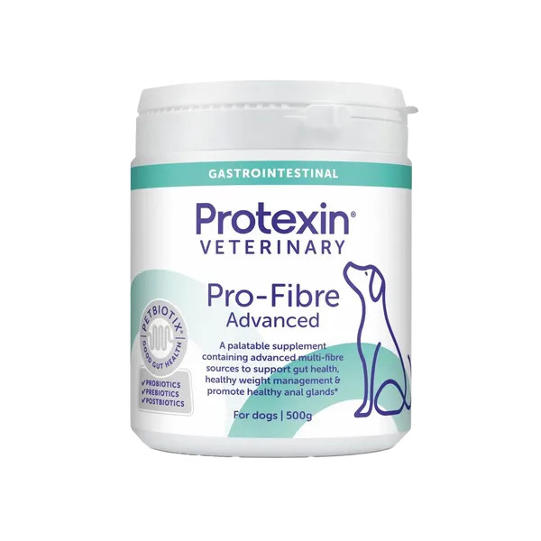 Protexin Pro-Fibre Advanced for Dogs 500g - Digestive Gut Support & Anal Glands