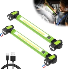 2 Pack Work Light, 3000LM Mechanic Work Light, 5200mAh Rechargeable LED Work Lig