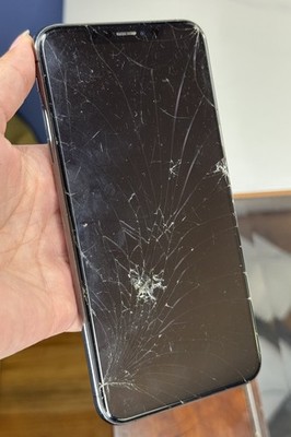 CRACKED FRONT/BACK Apple iPhone XS Max - 64GB - AT&T | eBay