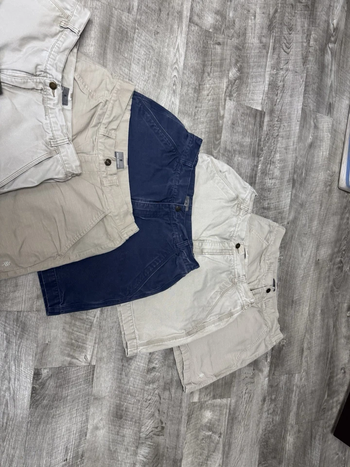 Lote de 7 Pantalones Cortos Royal Robbins Mujer Talla 34/6 Azul Marino Caqui Senderismo Nylon Caminar Foto 4 de 4